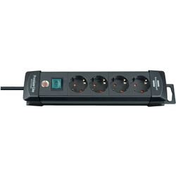 Prise brennerstuhl premium-line 4 voies noir