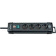 Prise brennerstuhl premium-line 4 voies noir