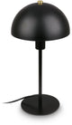 B.k.licht briloner pura – lampe de table – lampe de chevet noire – culot E14 – avec interrupteur sur cordon – ø18x35 cm