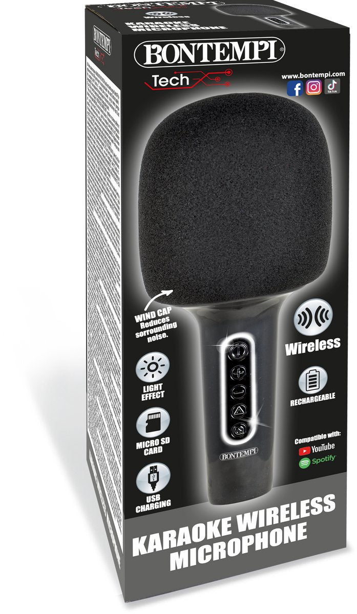 Bontempi spa bontempi - microphone sans fil karaoké