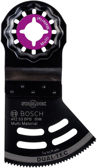 Bosch 1x lame de scie plongeante bim dual-tec starlock ayz 53 bpb multimate...