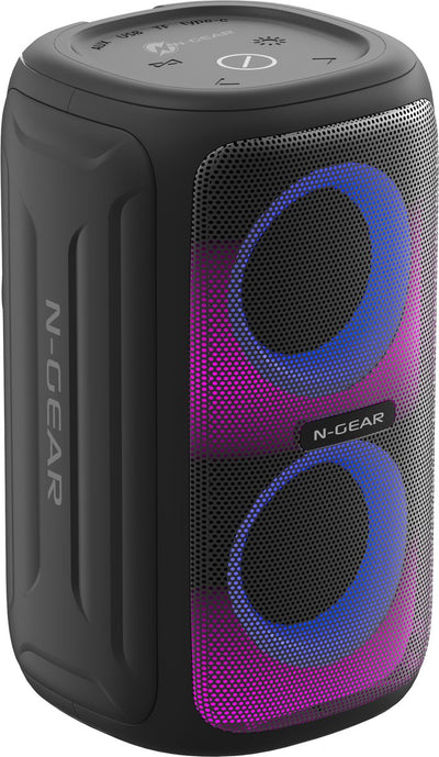 N-gear lgp juke 101 - enceinte bluetooth - boîte de fête - étanche - noir