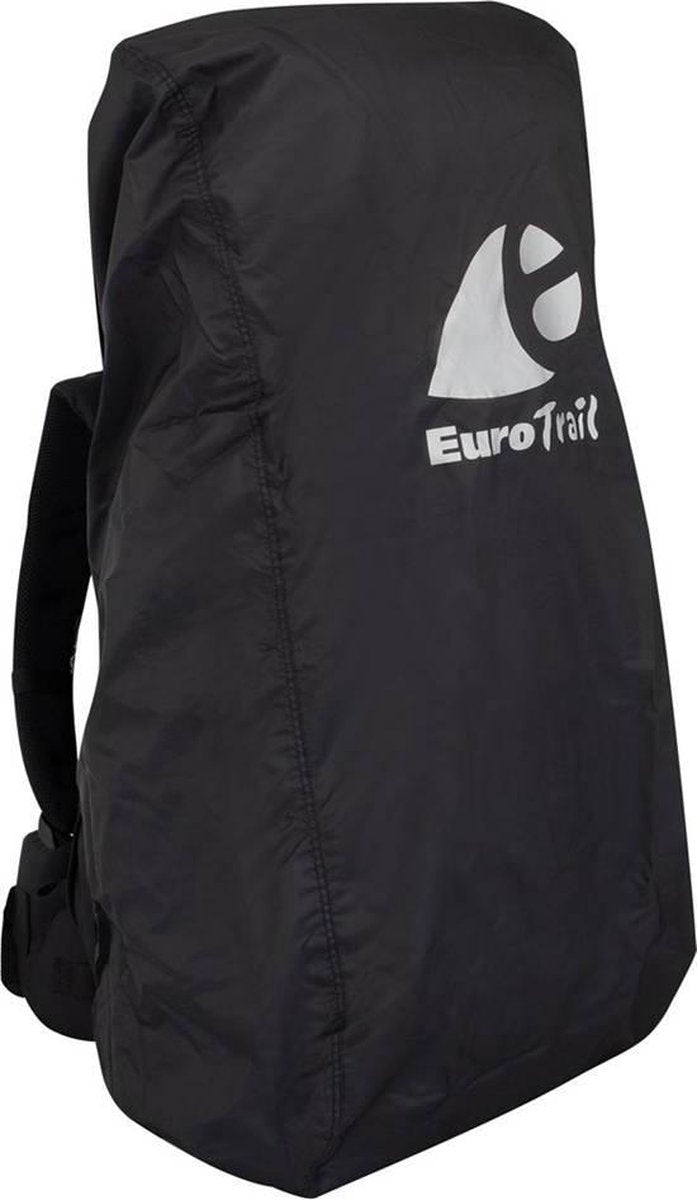 Sac de vol Eurotrail avec housse de pluie pour sac à dos - 55-80 litres - noir