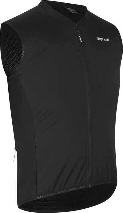 Gripgrab - pacr midlayer bodywarmer gilet de cyclisme d'hiver gilet de cyclisme en polaire thermo coupe-vent gilet de vélo - noir - homme - taille xxl