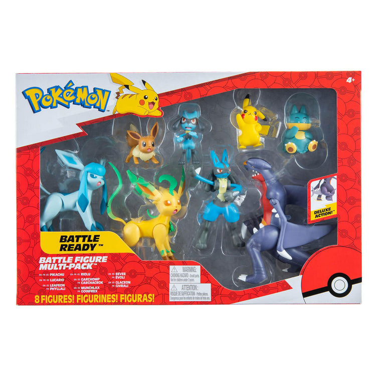 Jazwares Pokémon Battle Mini Figure 8-Pack Région de Sinnoh 5-11 cm Mini Figure