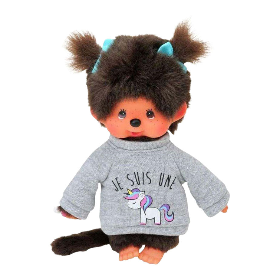 Bandai monchhichi - peluche licorne