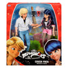 Bandai Ensemble poupée Miraculous Marinette Adrien - 26 cm