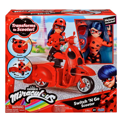 Bandai scooter miraculeux avec poupée coccinelle