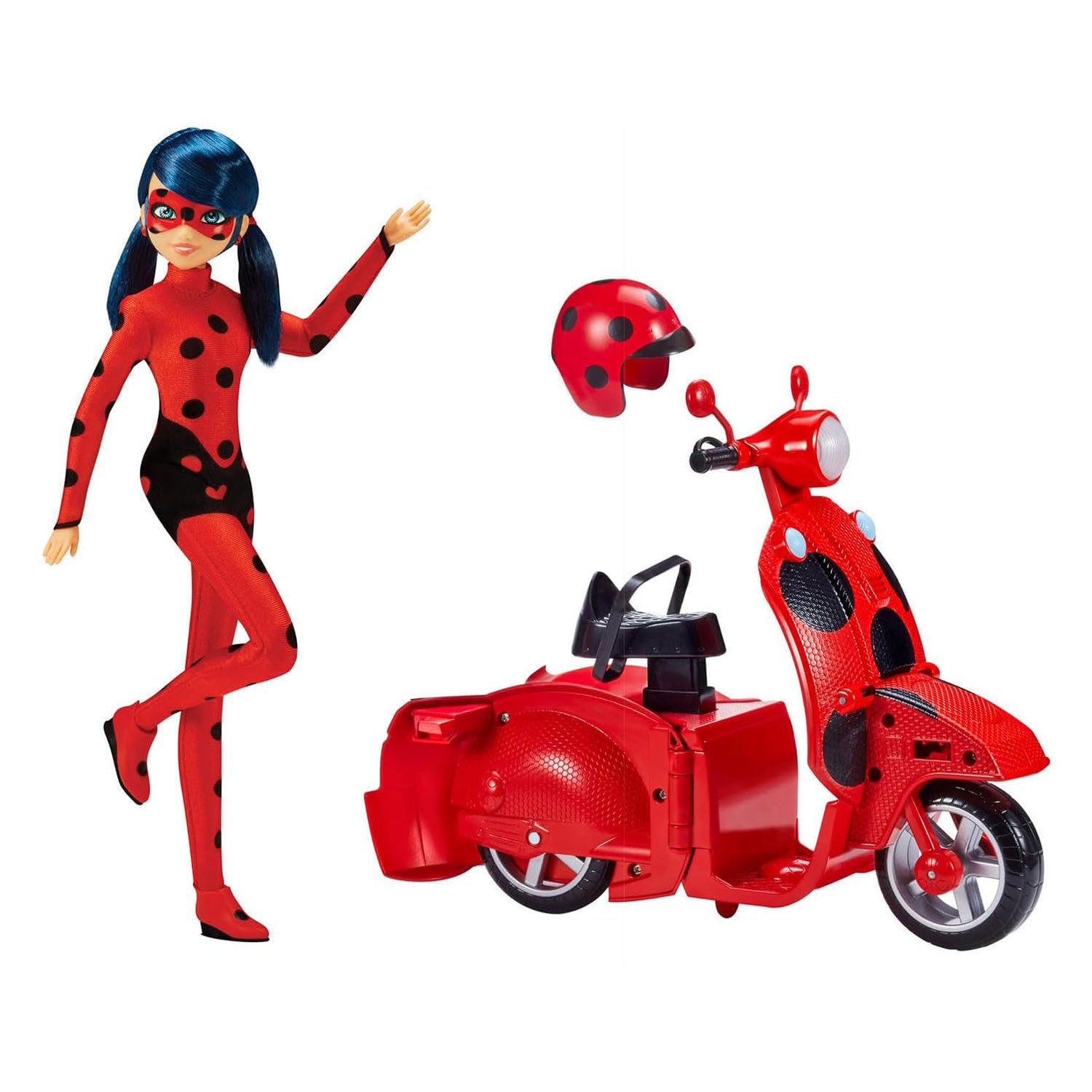Bandai scooter miraculeux avec poupée coccinelle