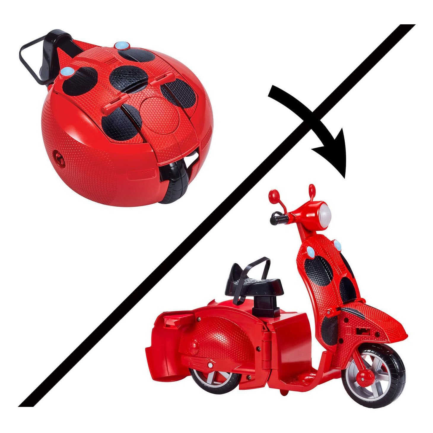 Bandai scooter miraculeux avec poupée coccinelle