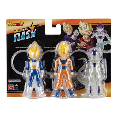 Figurines Bandai série flash dragon ball 10cm - 3pcs.
