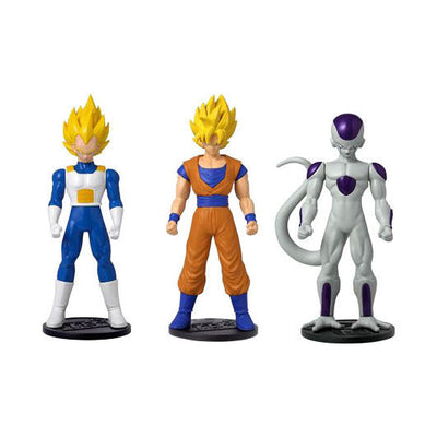 Figurines Bandai série flash dragon ball 10cm - 3pcs.