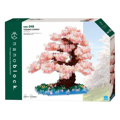 Bandai - nanoblock - fleur de cerisier de luxe - figurine en brique - ensemble de construction de cerisier en pierre 990 - kit de construction de figurines en pixels - mini arbre de construction en brique - nbc048