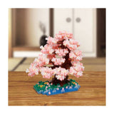 Bandai - nanoblock - fleur de cerisier de luxe - figurine en brique - ensemble de construction de cerisier en pierre 990 - kit de construction de figurines en pixels - mini arbre de construction en brique - nbc048 - afbeelding 5