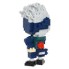 Bandai - nanoblock - kakashi hatake - naruto shippuden - mini figurine en brique - jeu de construction - kit de construction de figurine manga pixel - nbcc137