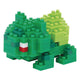 Bandai - nanoblock - bulbasaur - pokémon - mini figurine en brique - jeu de construction - bulbasaur kit de construction de figurine bulbasaur en pixel - nbpm003