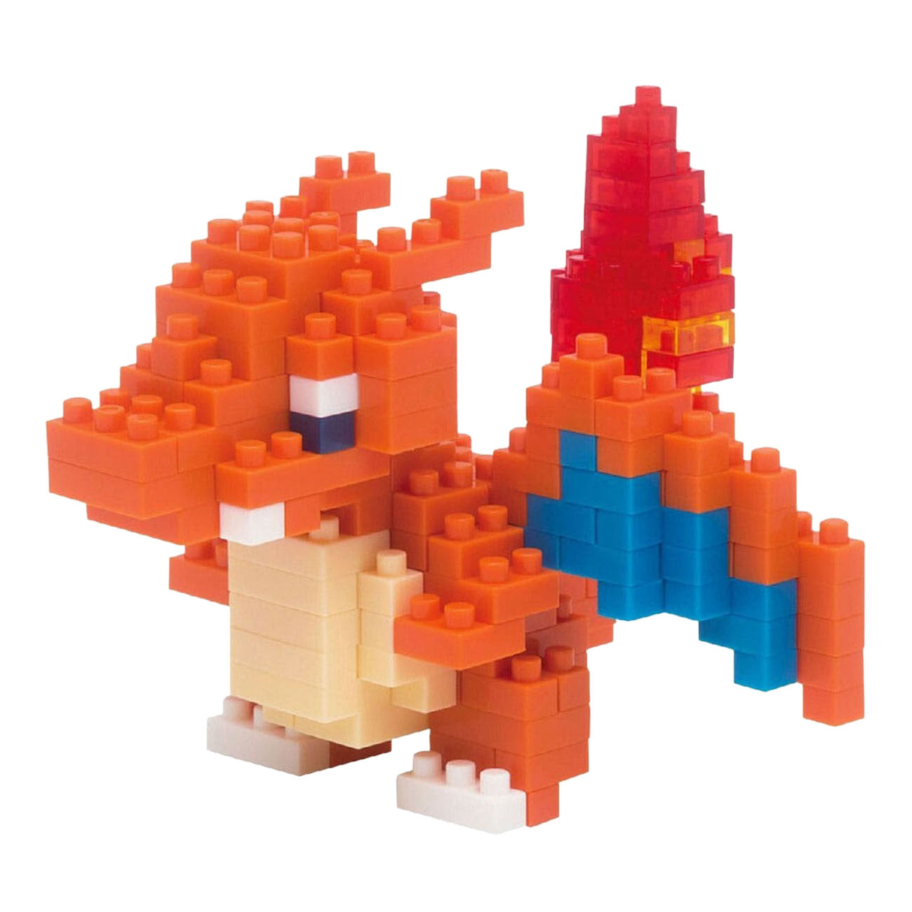Bandai - nanoblock - charizard - pokémon - mini figurine en brique - jeu de construction - pixel charizard pokémon charizard figure kit de construction - nbpm008