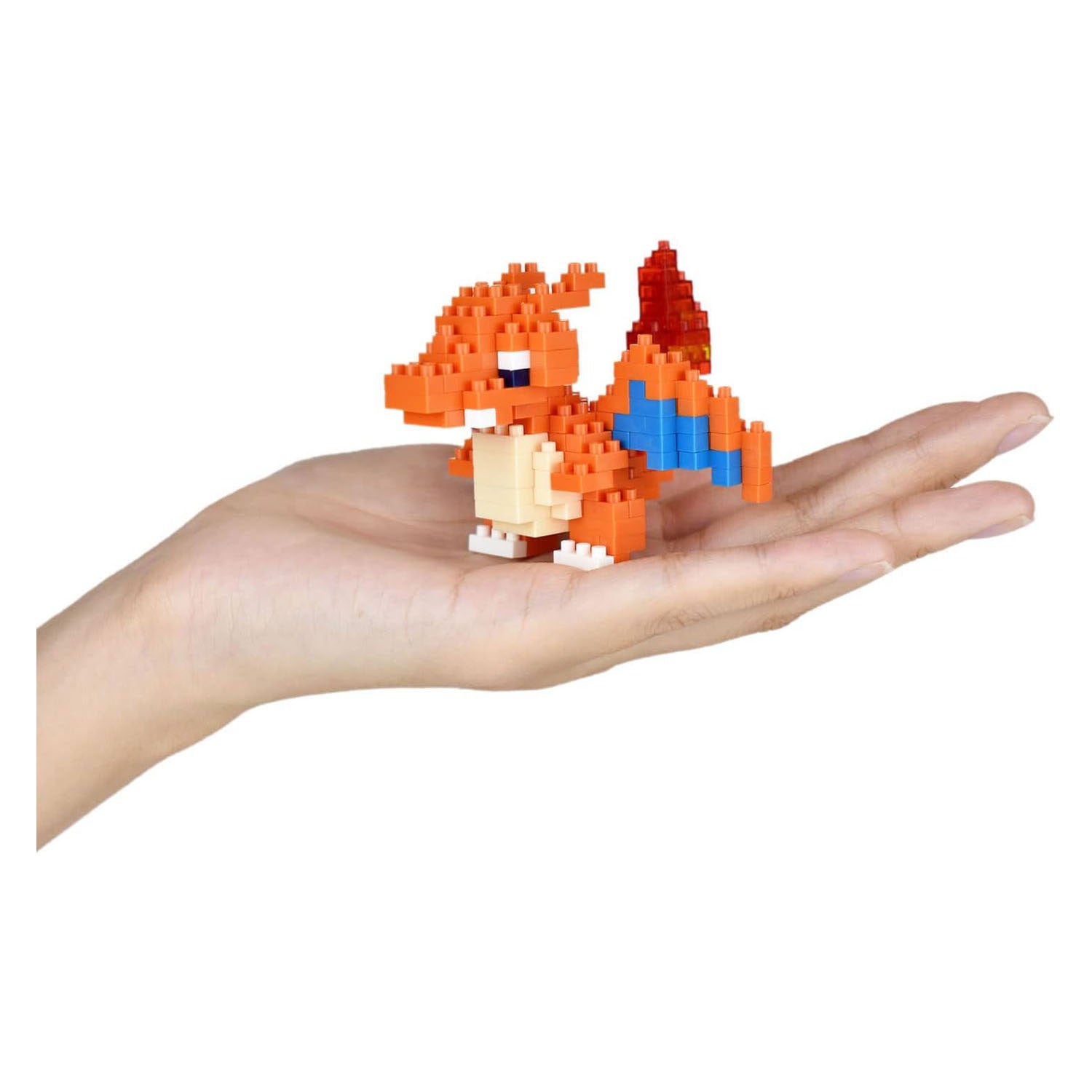 Bandai - nanoblock - charizard - pokémon - mini figurine en brique - jeu de construction - pixel charizard pokémon charizard figure kit de construction - nbpm008