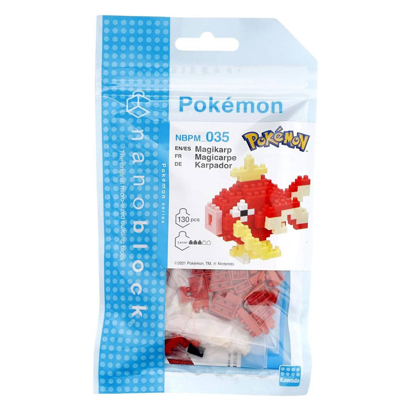Jeu de construction Nanoblock Pokémon Magikarpe - 130 pcs.