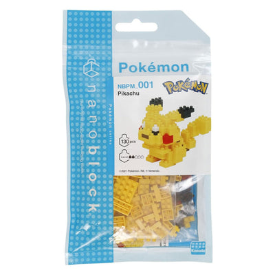 Jeu de construction Nanoblock Pokémon Pickachu - 130 pcs.