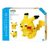 Bandai - nanoblock - pikachu deluxe - figurine pokémon - mini figurine pikachu en brique - jeu de construction - activité 12+ pixel figurine pokémon pikachu - nbpm36