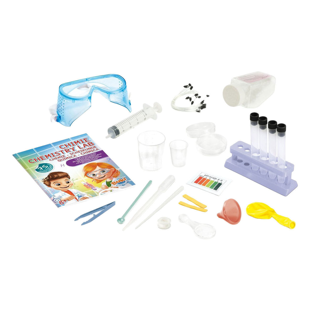 Buki france buki - coffret de chimie avec 75 expériences - éducatif - expérimentation - science