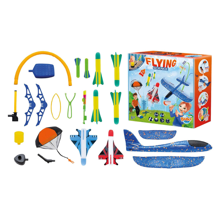 Ensemble scientifique de jouets volants Buki pour enfants - éducatif.