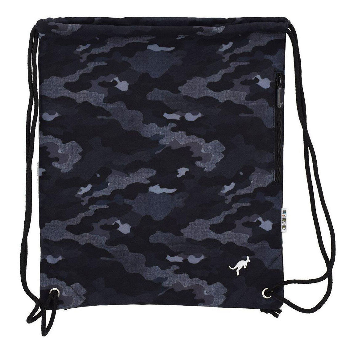 Sac de sport Kangourou gris camouflage