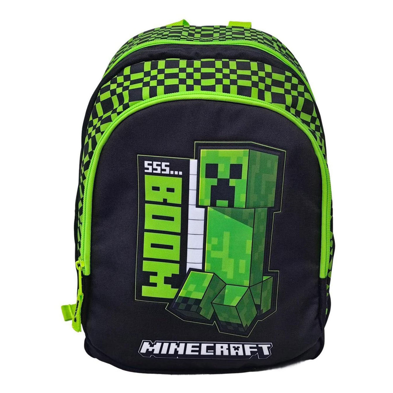 Sac à dos arbre Minecraft avec 2 compartiments - 38x28x16cm