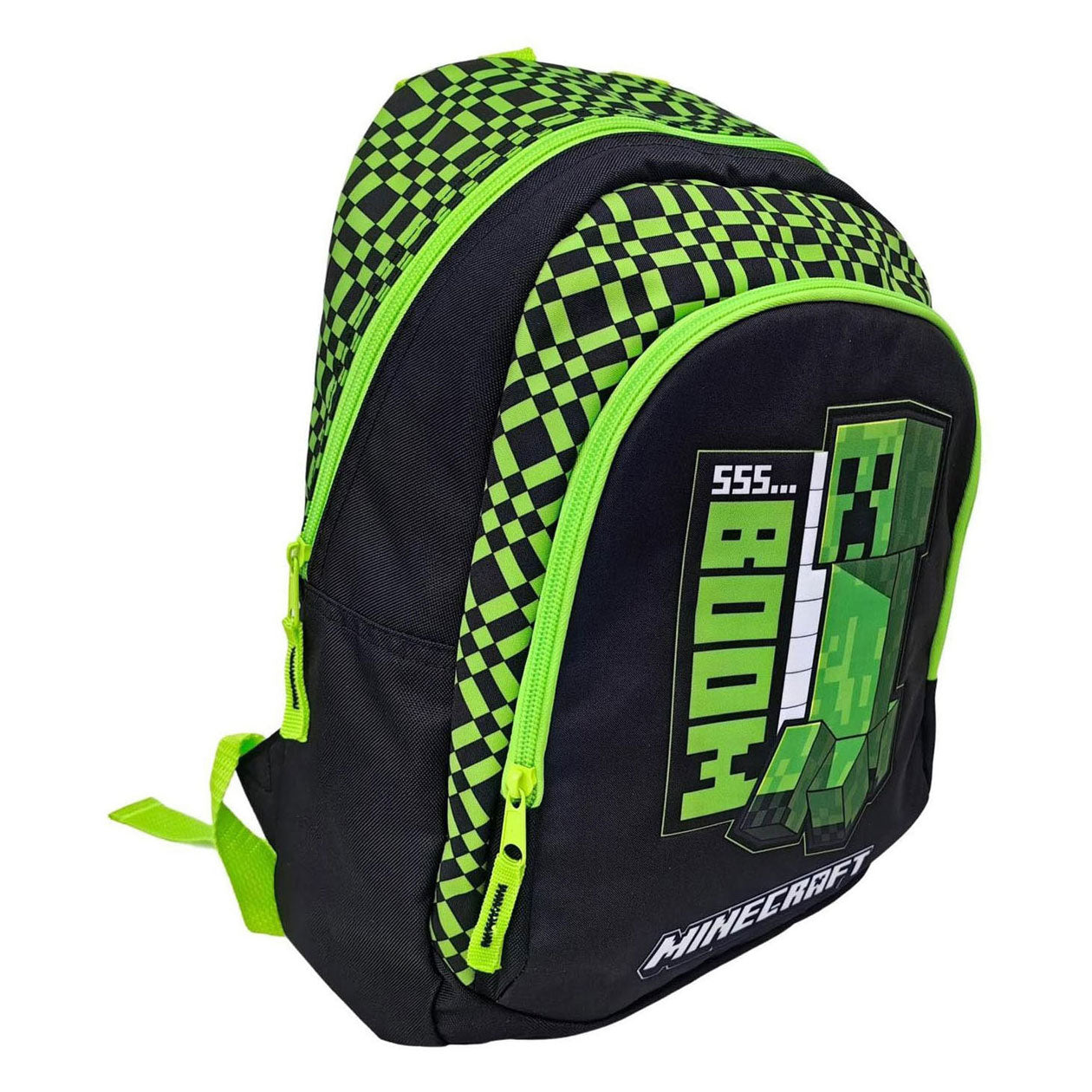 Sac à dos arbre Minecraft avec 2 compartiments - 38x28x16cm