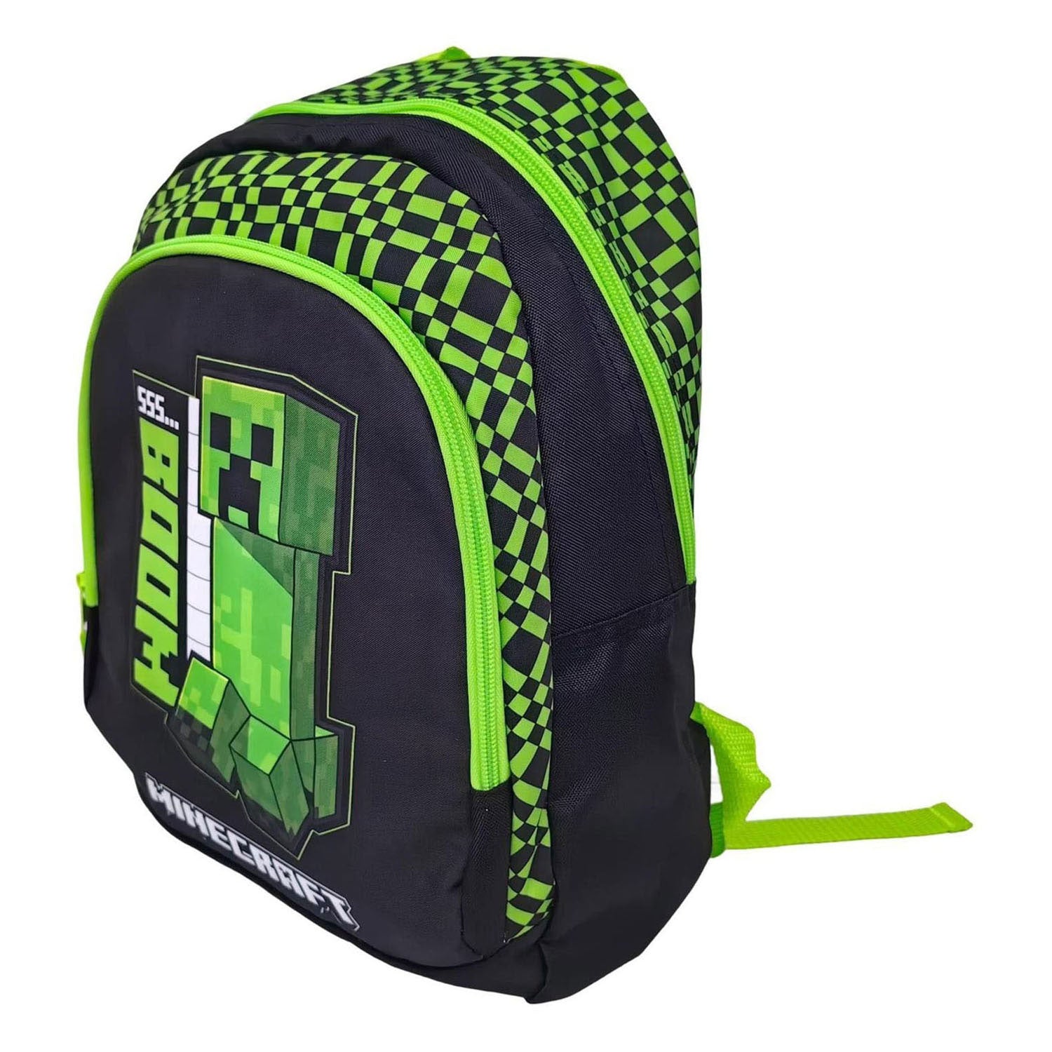 Sac à dos arbre Minecraft avec 2 compartiments - 38x28x16cm
