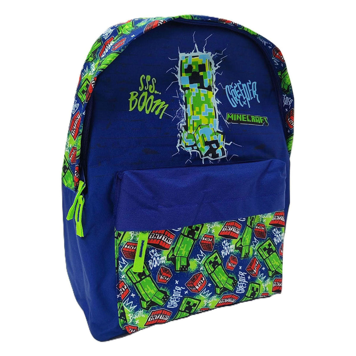 Sac à dos Minecraft avec poche avant - 42x30x18cm