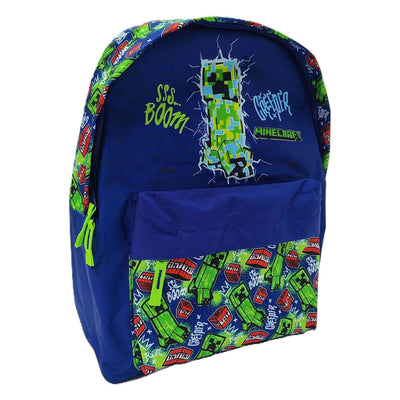 Sac à dos Minecraft avec poche avant - 42x30x18cm