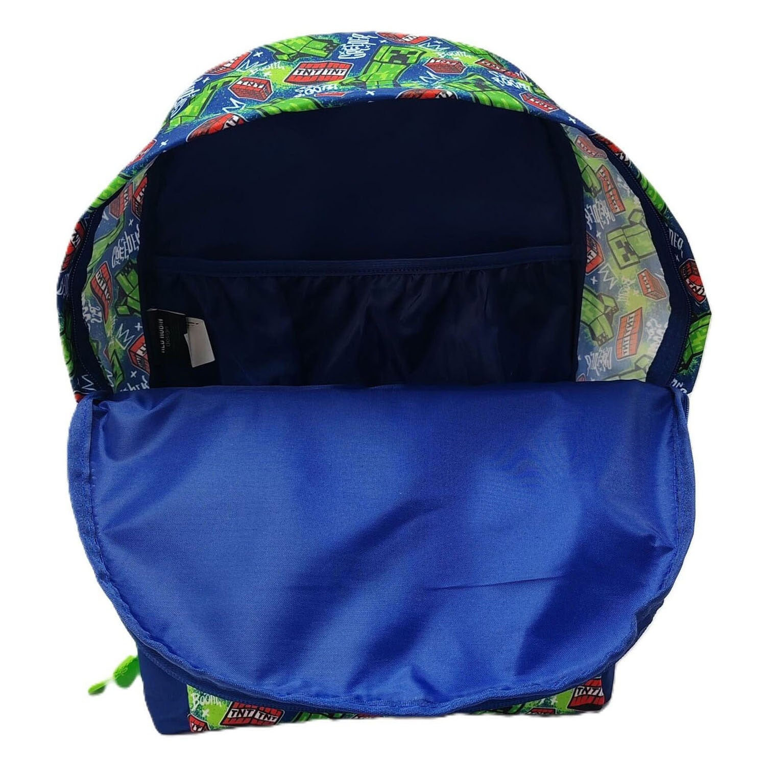 Sac à dos Minecraft avec poche avant - 42x30x18cm