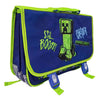 Cartable Minecraft 2 compartiments avec poche avant - 31,5x41x15cm