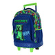 Sac à dos trolley Minecraft 3 compartiments avec poches latérales