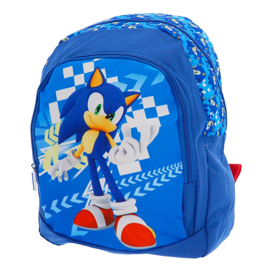 Sac à dos Sonic avec 2 compartiments - 38x28x16cm