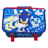 Cartable Sonic avec 2 compartiments et poche avant - afbeelding 1