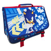 Cartable Sonic avec 2 compartiments et poche avant