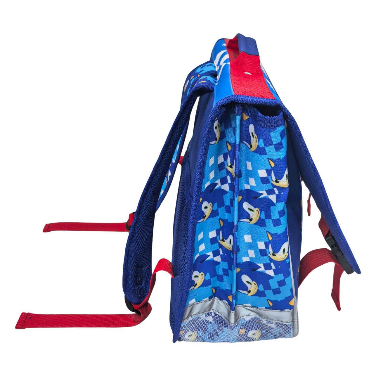 Cartable Sonic avec 2 compartiments et poche avant