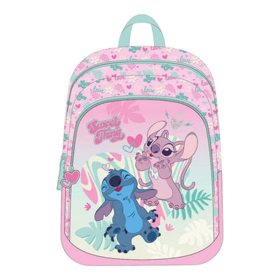 Disney stitch love sac à dos 2 comp 38x28x16cm