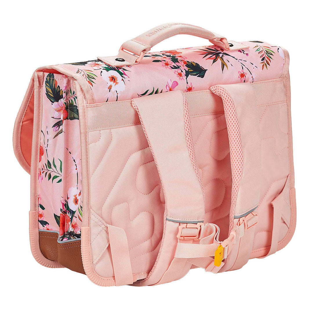 Sac d'école de lys de fleurs de pierres et d'os