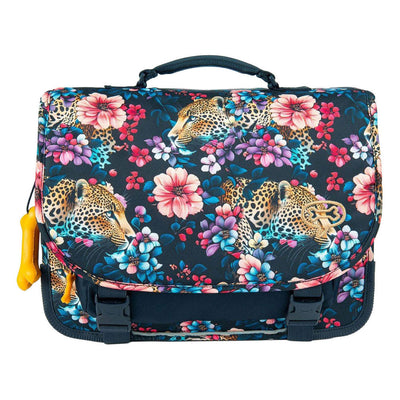 Sac d'école en cèdre indigo à embuscade florale Stones and Bones