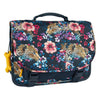 Sac d'école en cèdre indigo à embuscade florale Stones and Bones
