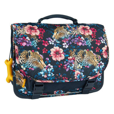 Sac d'école en cèdre indigo à embuscade florale Stones and Bones