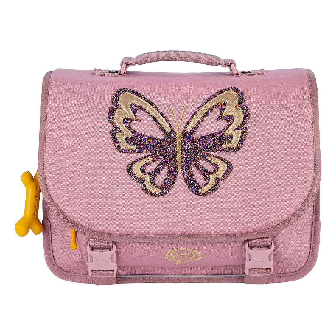 Cartable Stones and Bones paillettes papillon lilas lys