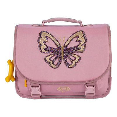 Cartable Stones and Bones paillettes papillon lilas lys