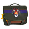 Cartable Stones and bones tigre facette kaki lac