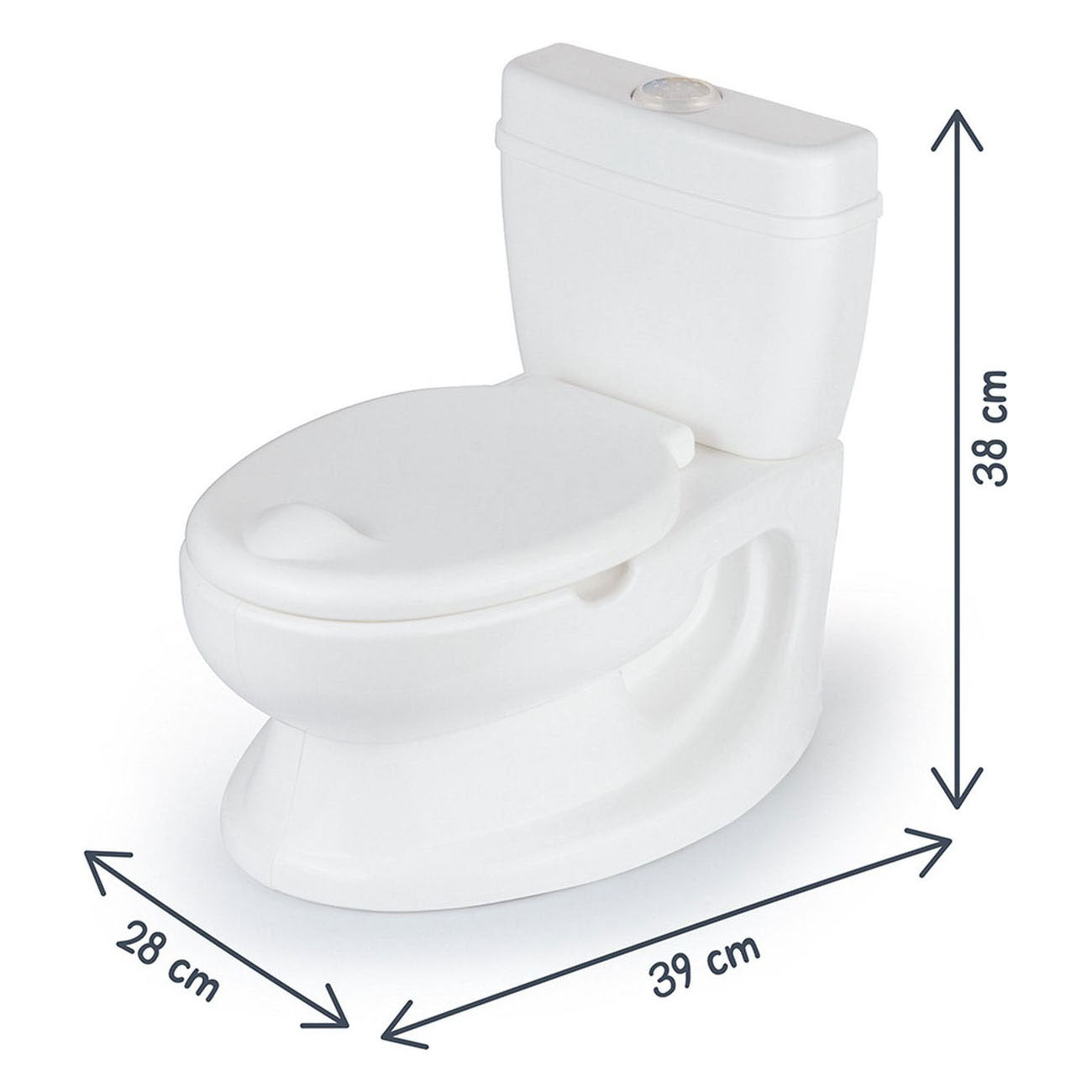Dolu Dolu Toilet pour enfants éducatifs avec blanc sain