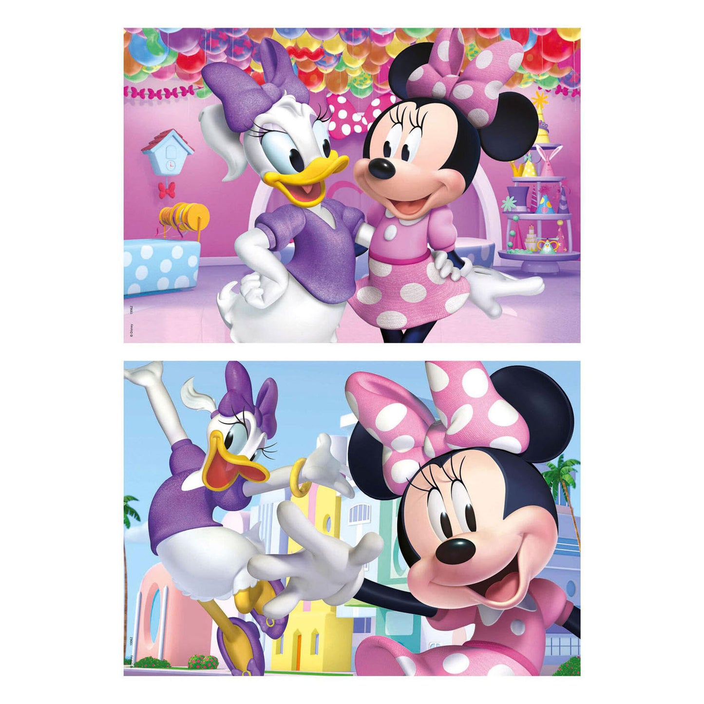 Puzzle en bois Disney Minnie Mouse - 2x50pcs.